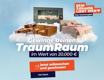 Gewinne deinen TraumRaum im Wert von 20.000€ - Jetzt mitmachen und gewinnen!